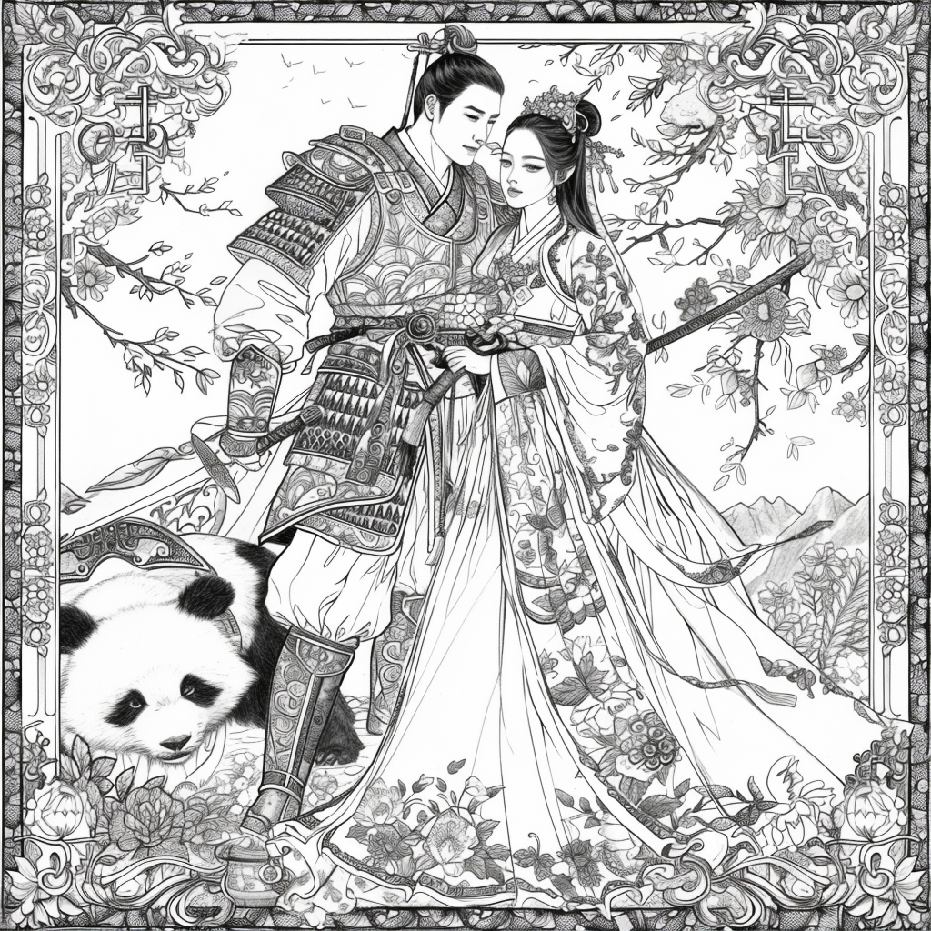 Harmony in the Bamboo Garden