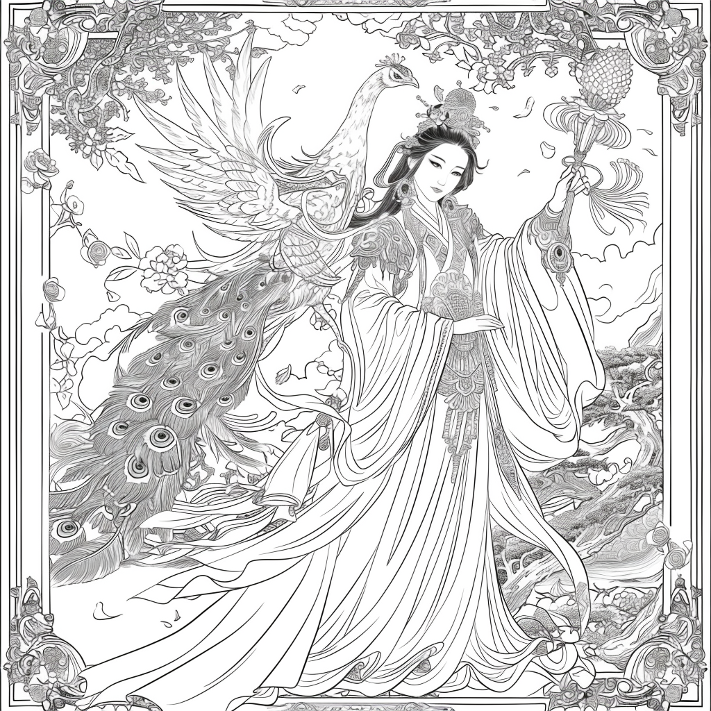 The Peacock Empress of Radiant Harmony