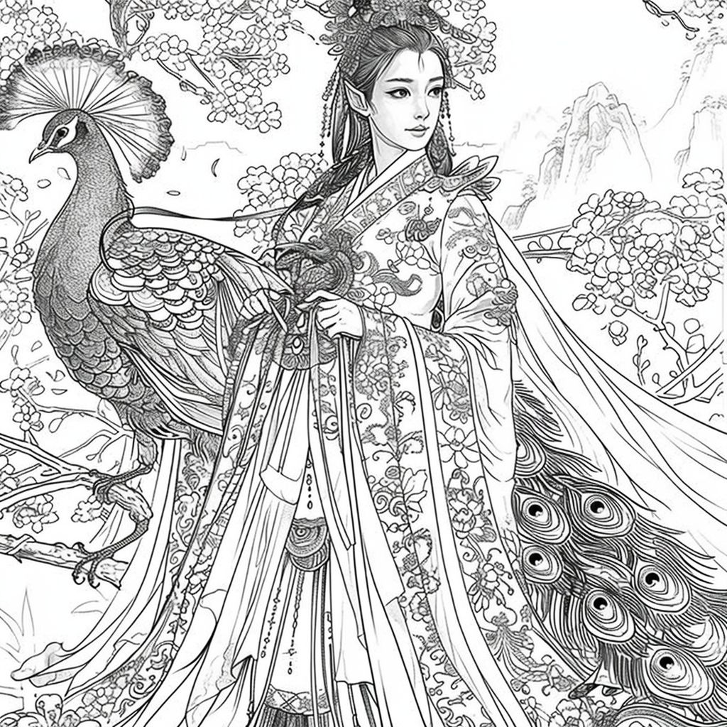 The Peacock Empress of Radiant Harmony