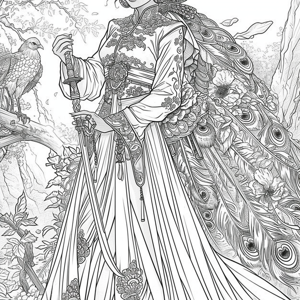 The Peacock Empress of Radiant Harmony