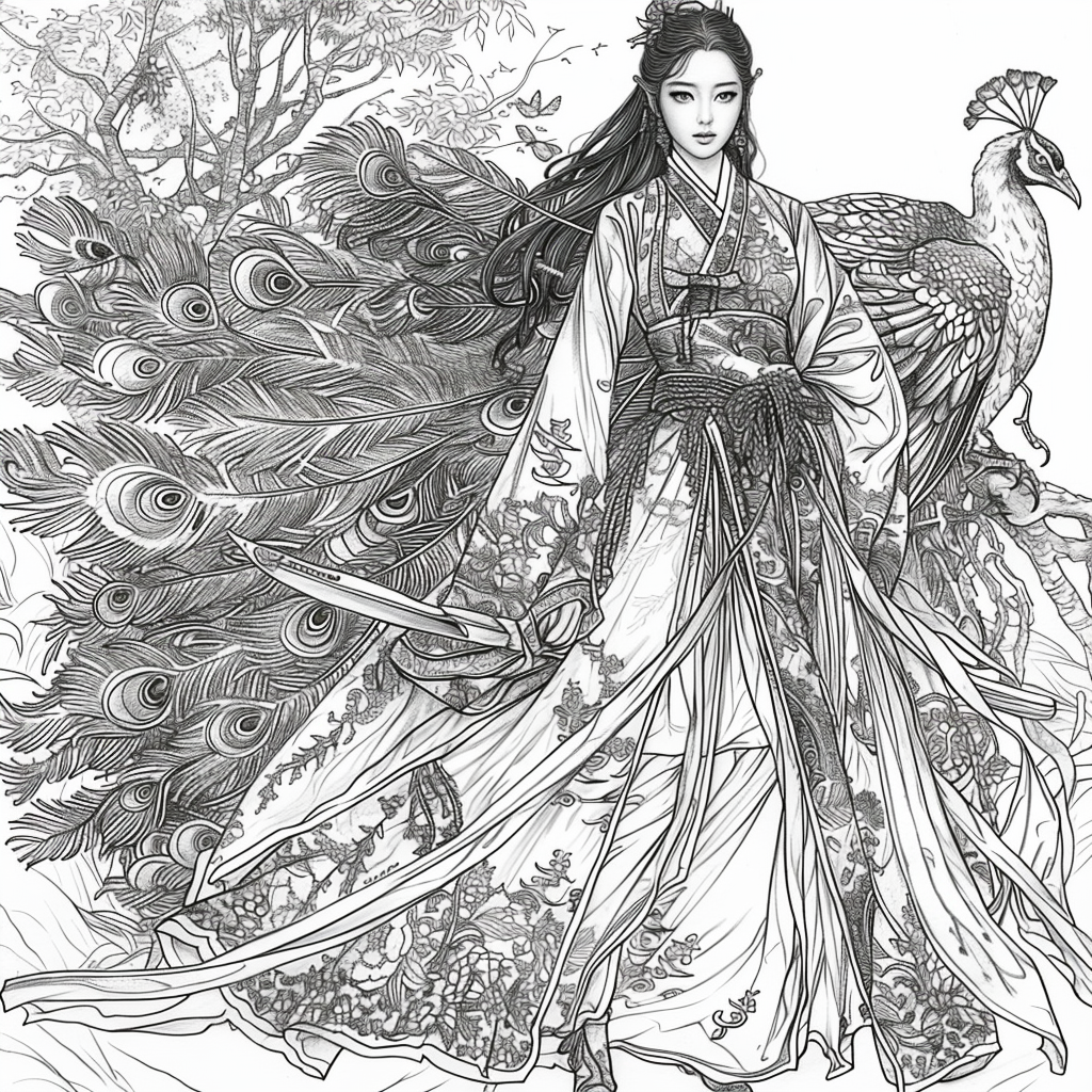 The Peacock Empress of Radiant Harmony