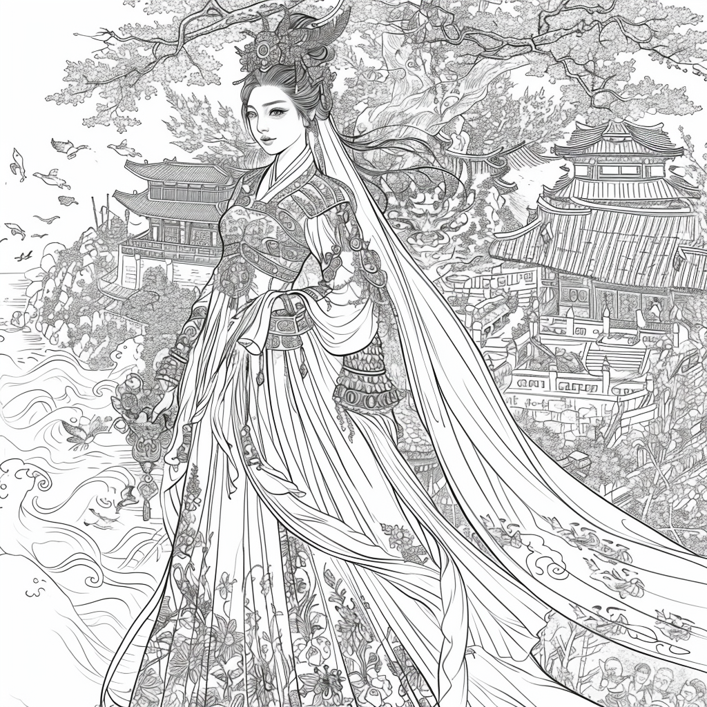 Celestial Goddess – Blessing of Peace and Life