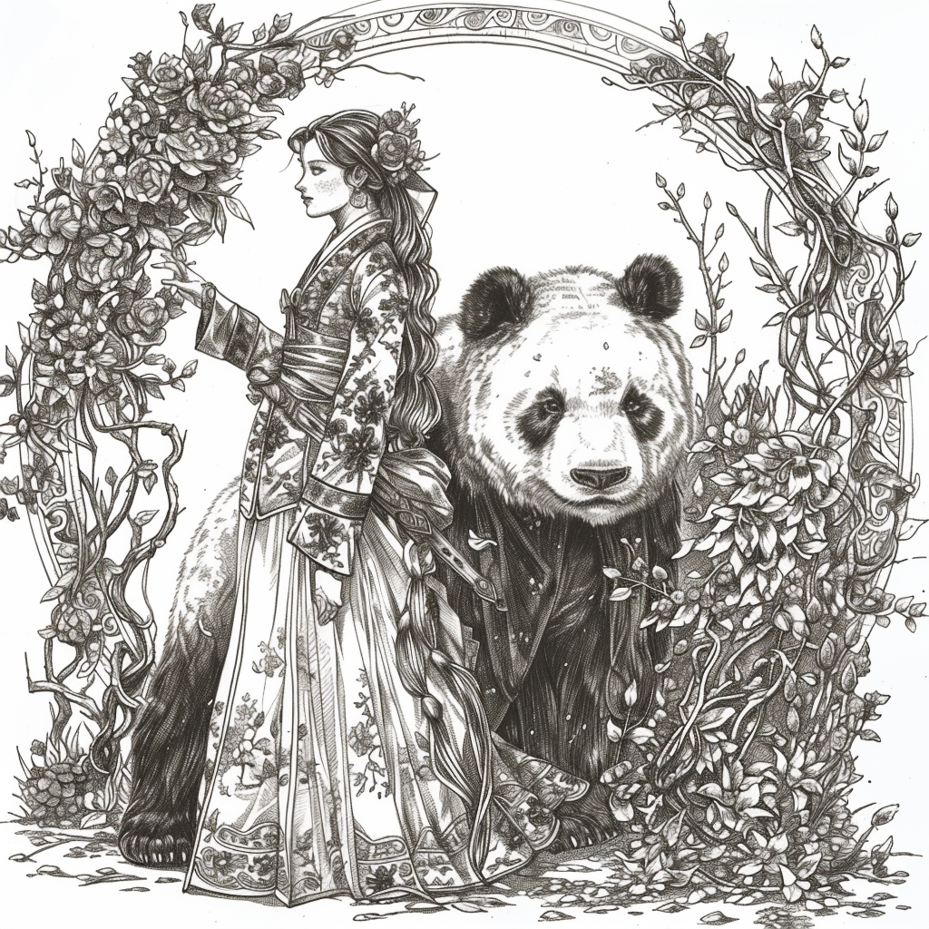 Harmony in the Bamboo Garden