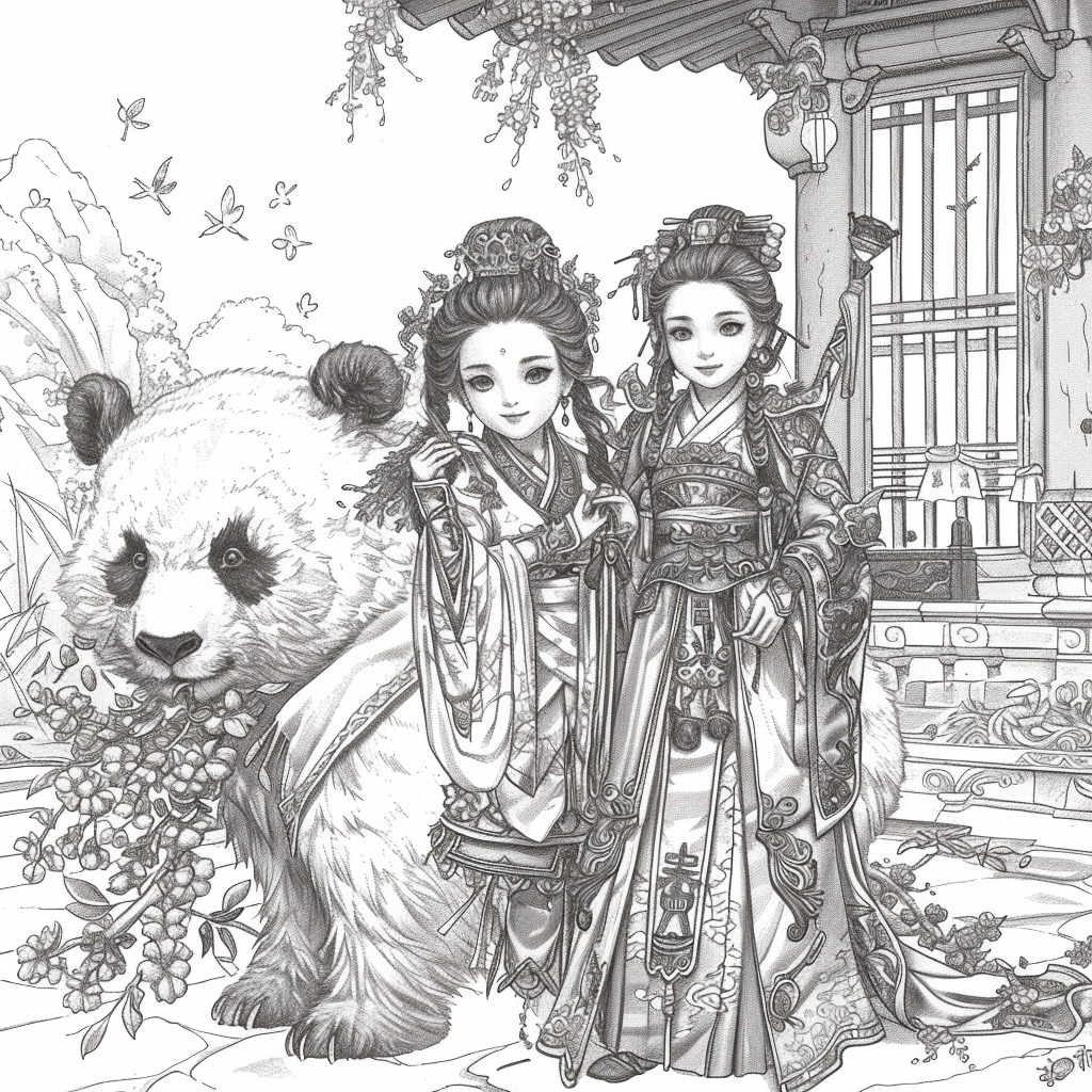 Harmony in the Bamboo Garden