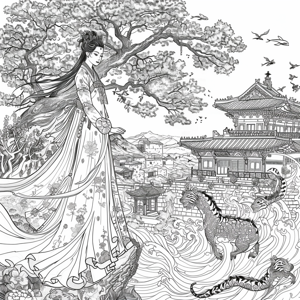 The Blossom Princess of the Golden Court
