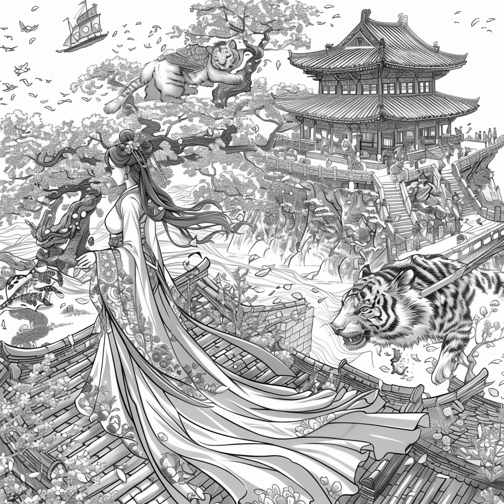 The Blossom Princess of the Golden Court
