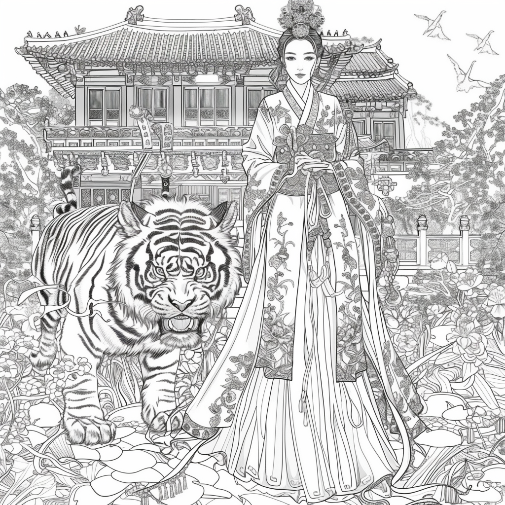 The Tiger Princess of Blossoming Courage