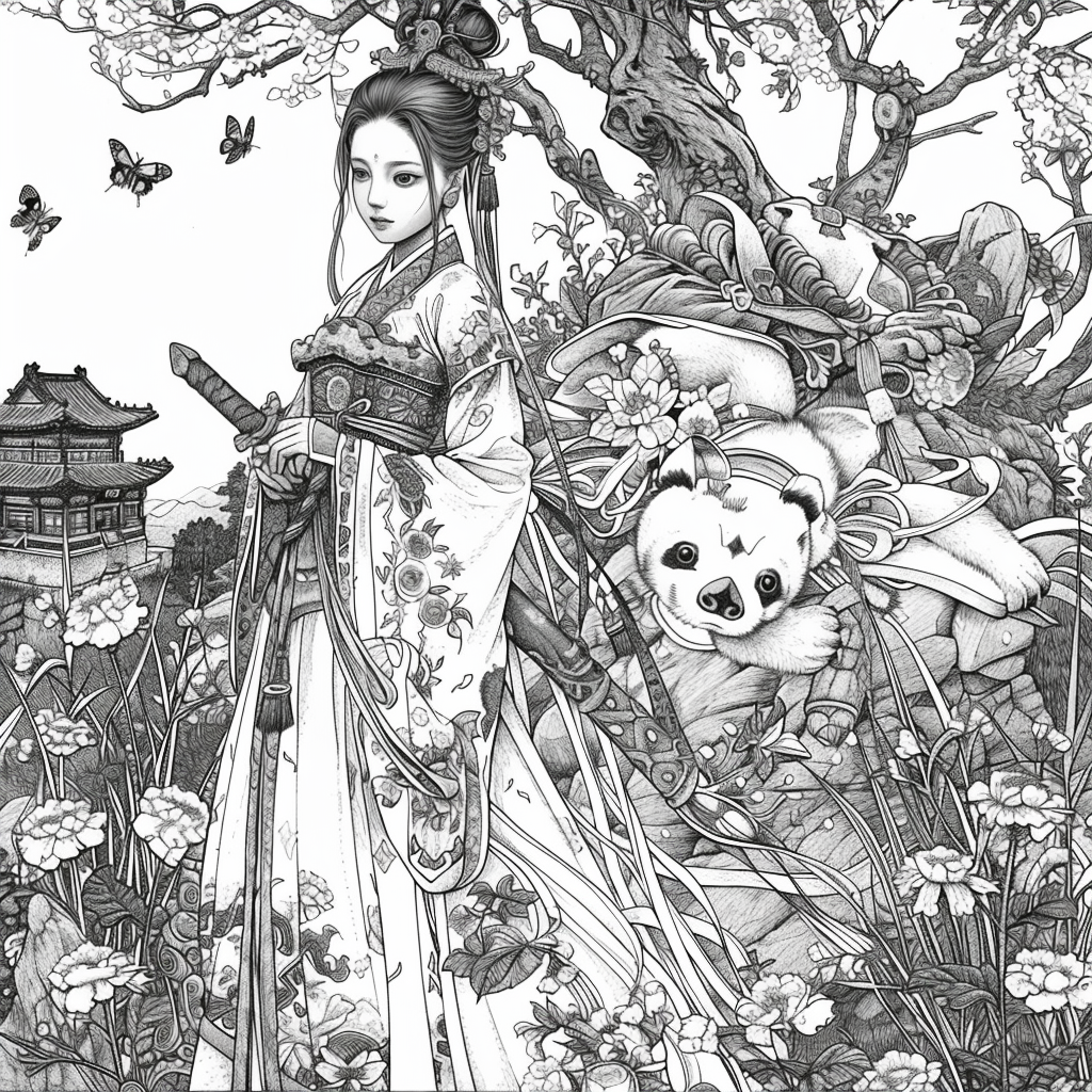 The Blossom Princess and Her Noble Steed