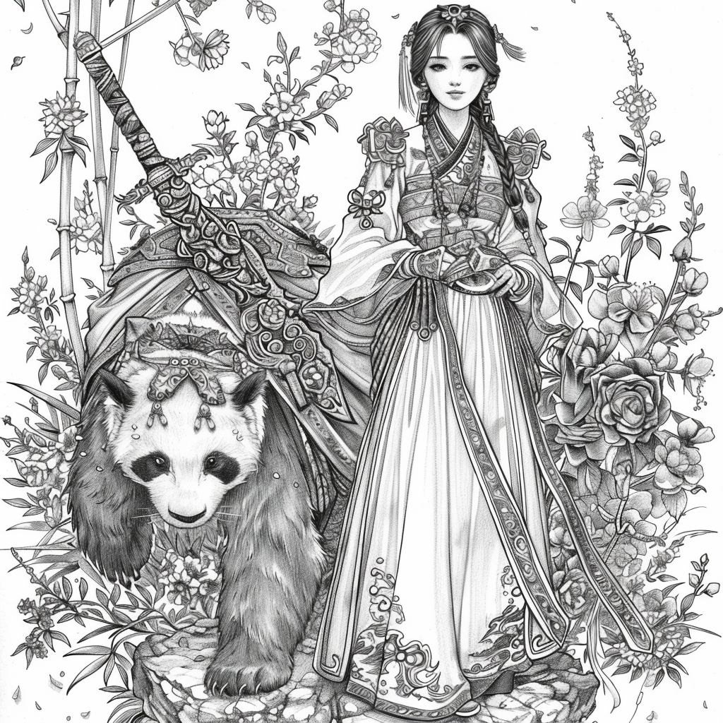 The Blossom Princess and Her Noble Steed