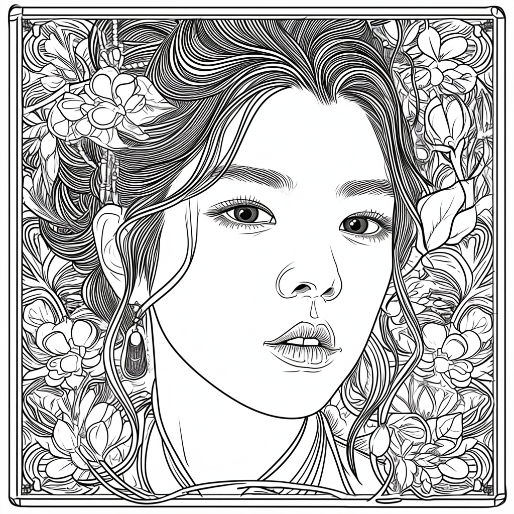 Blossoms of Grace – The Flower Maiden in Hanbok