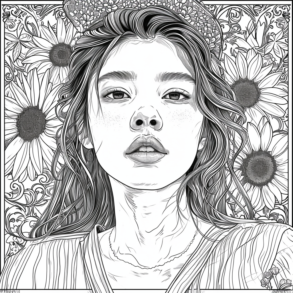 Blossoms of Grace – The Flower Maiden in Hanbok
