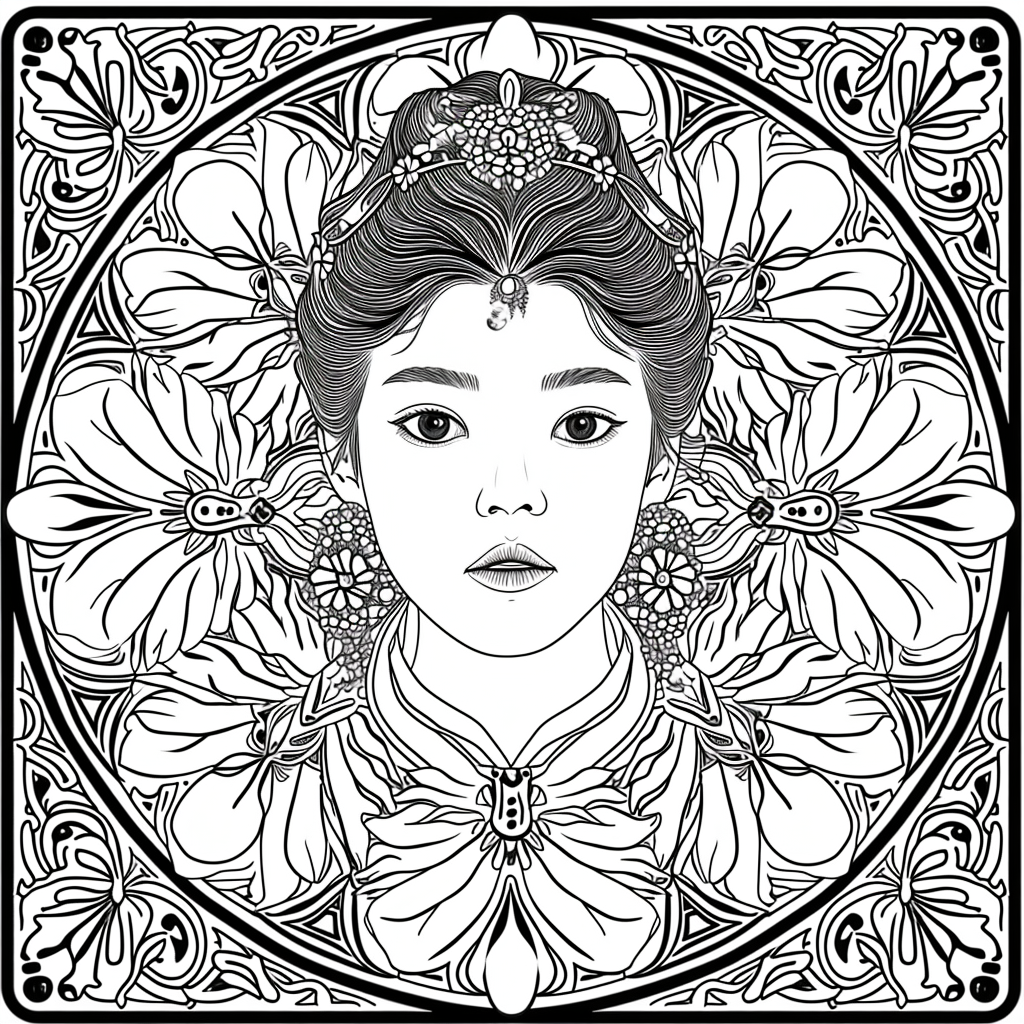 Blossoms of Grace – The Flower Maiden in Hanbok