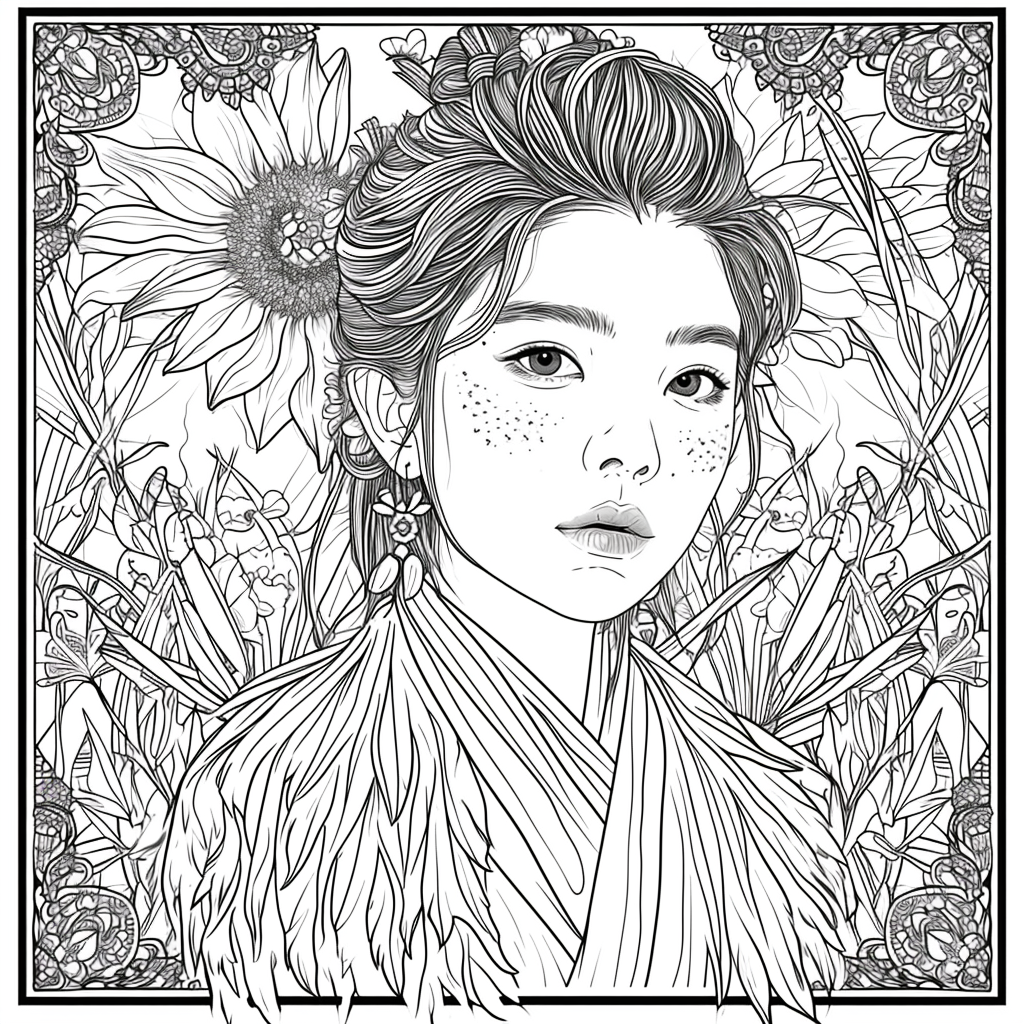Blossoms of Grace – The Flower Maiden in Hanbok