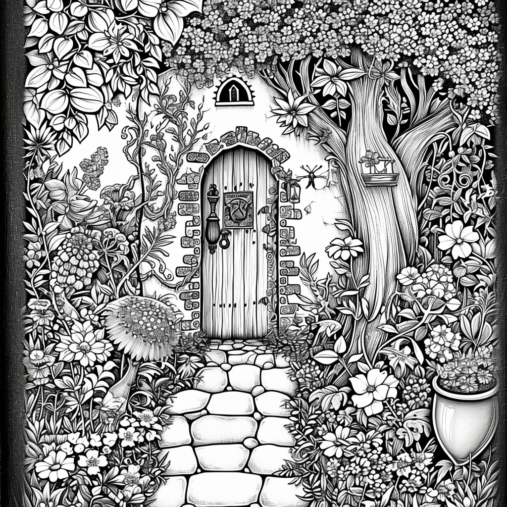 Whimsical Fairy Village – Enchanted Treehouse Homes in a Magical Land