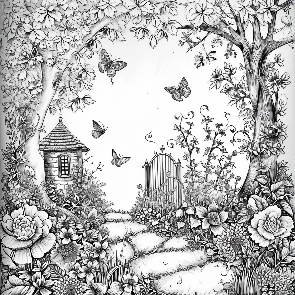 Whimsical Fairy Village – Enchanted Treehouse Homes in a Magical Land