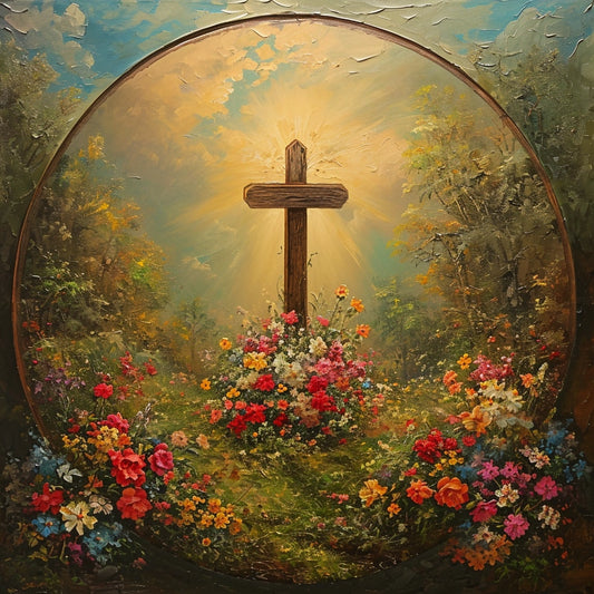 The Cross of Eternal Light in the Garden of Life