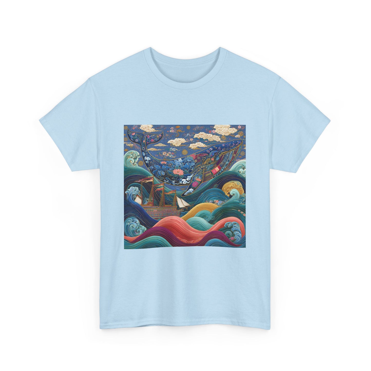 T-Shirt — Colorful Surreal Ocean Landscape Art Tee