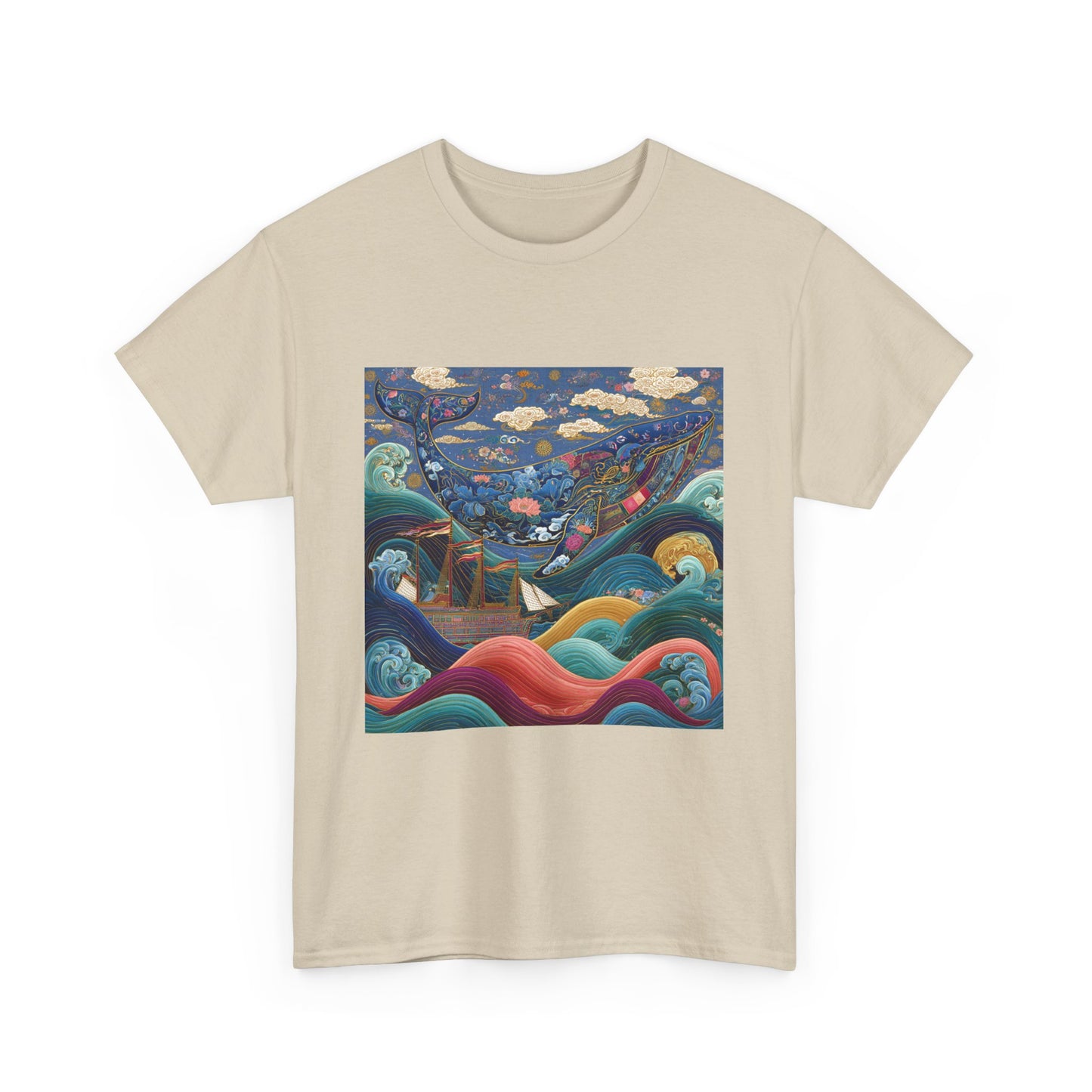 T-Shirt — Colorful Surreal Ocean Landscape Art Tee