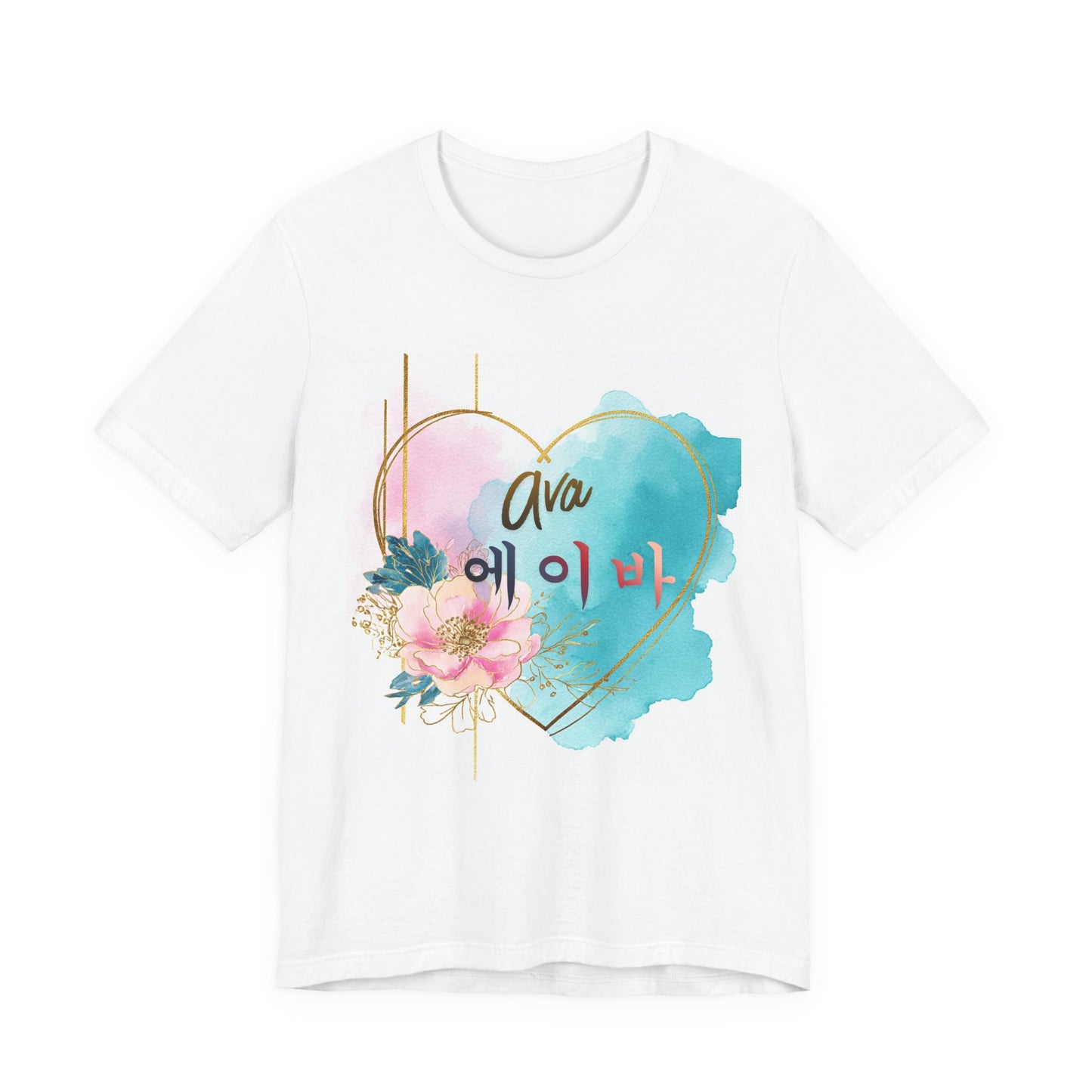 Personalized Korean Name K-Pop Concert T-Shirt
