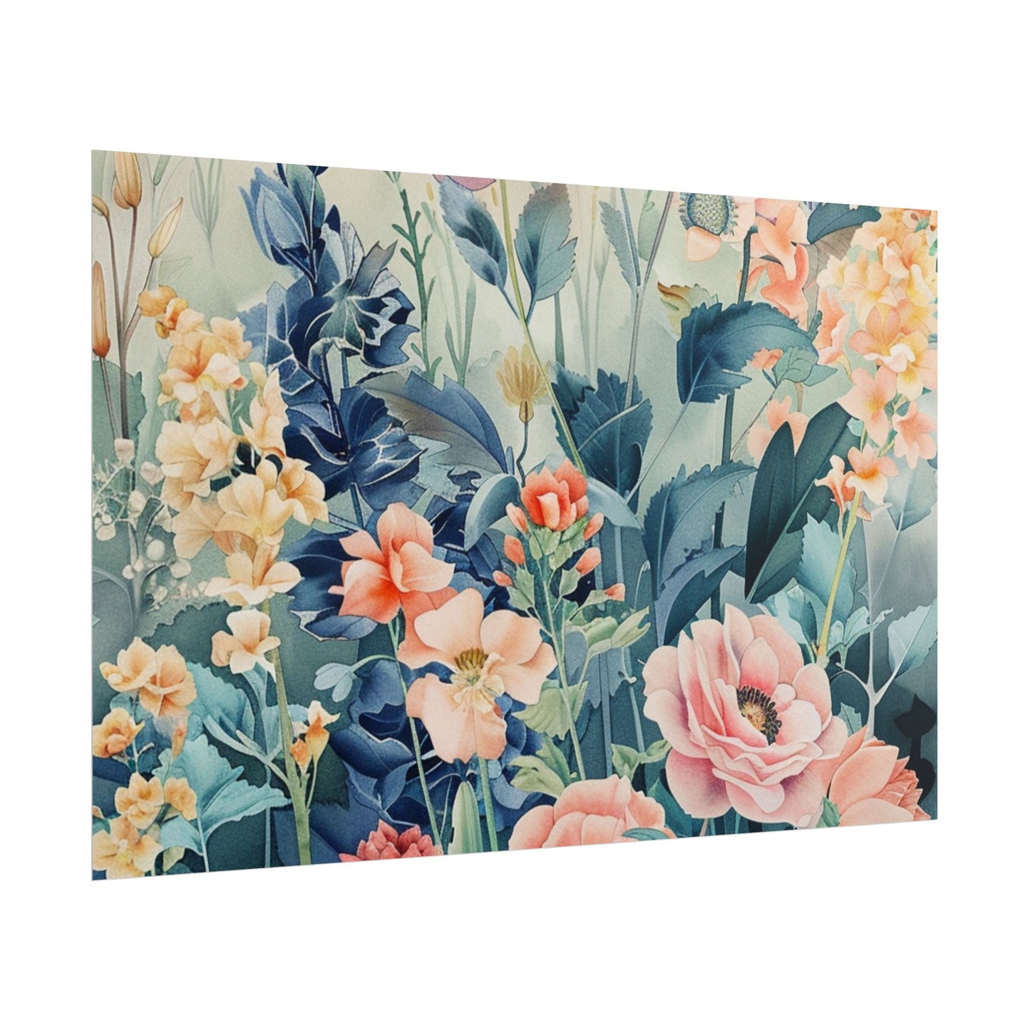 Vintage Floral Botanical Poster — Rolled Wall Art Print