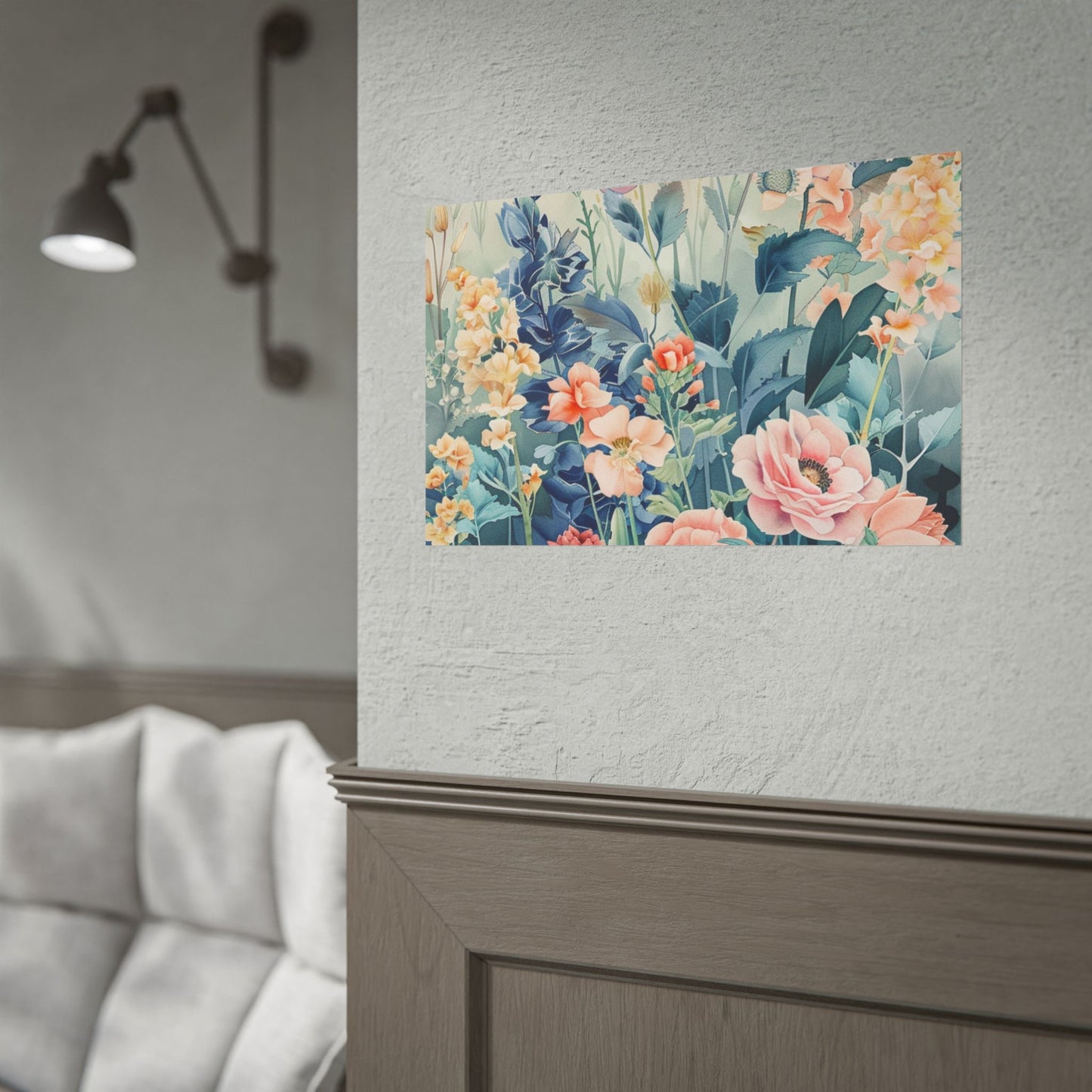 Vintage Floral Botanical Poster — Rolled Wall Art Print