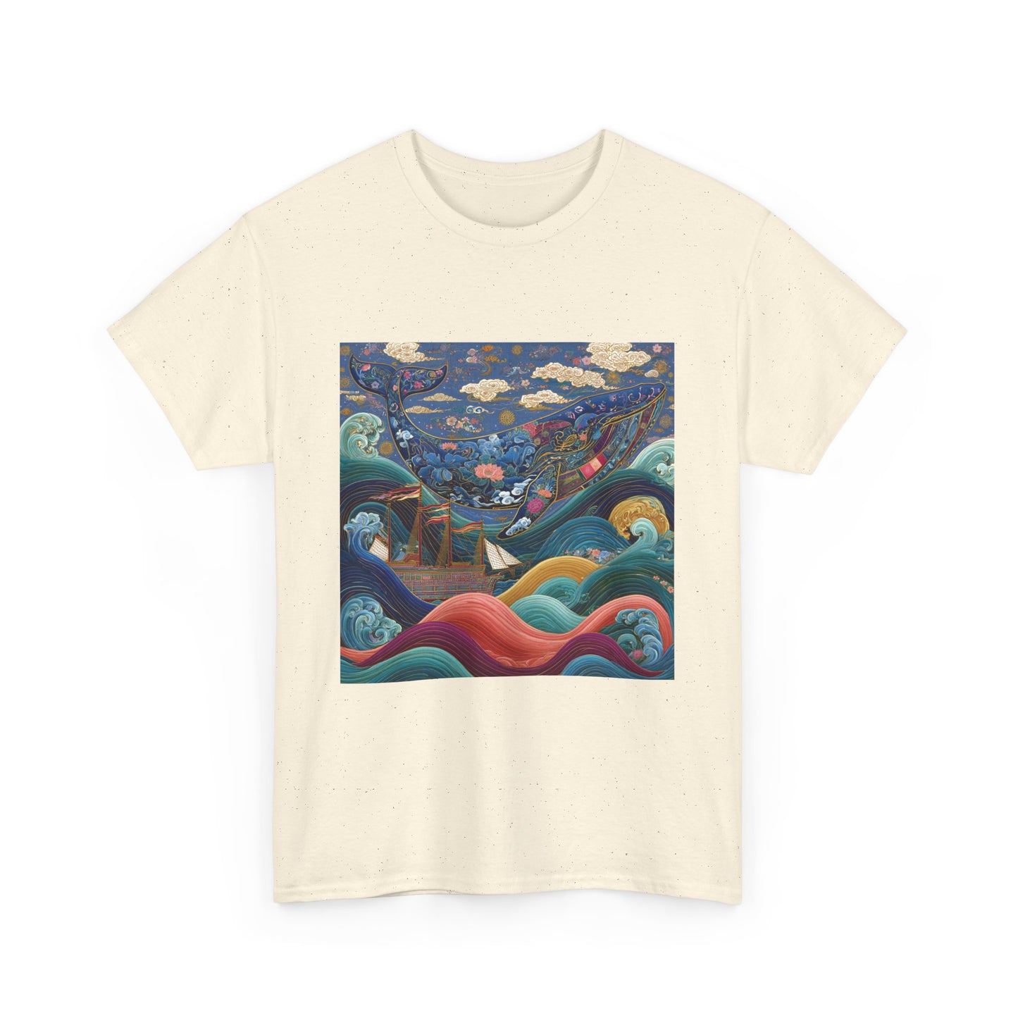 T-Shirt — Colorful Surreal Ocean Landscape Art Tee