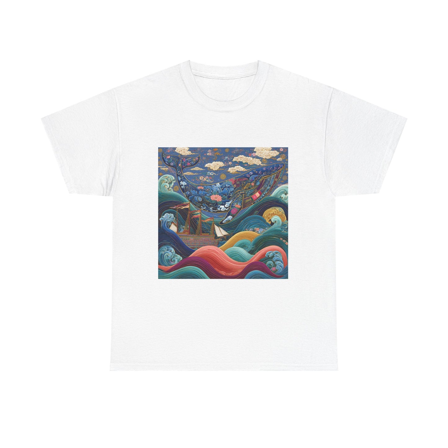 T-Shirt — Colorful Surreal Ocean Landscape Art Tee