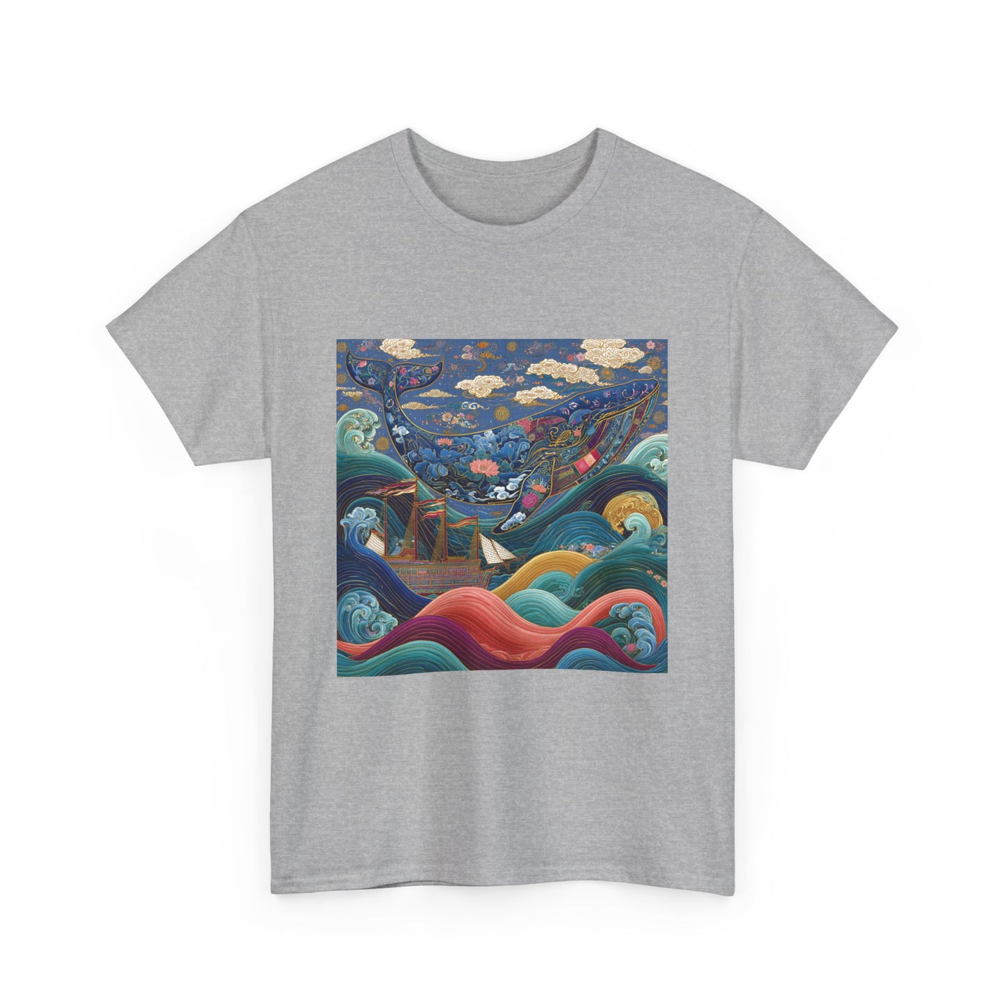 T-Shirt — Colorful Surreal Ocean Landscape Art Tee