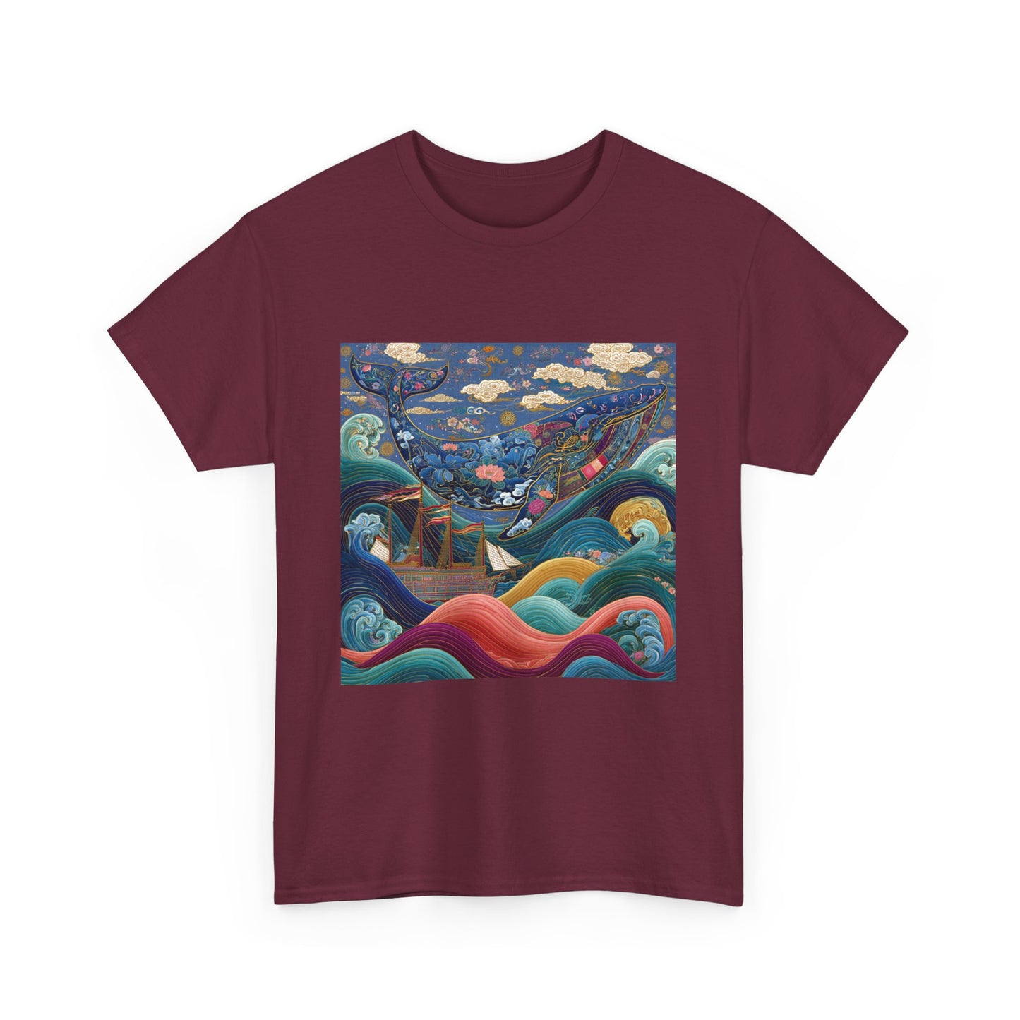 T-Shirt — Colorful Surreal Ocean Landscape Art Tee