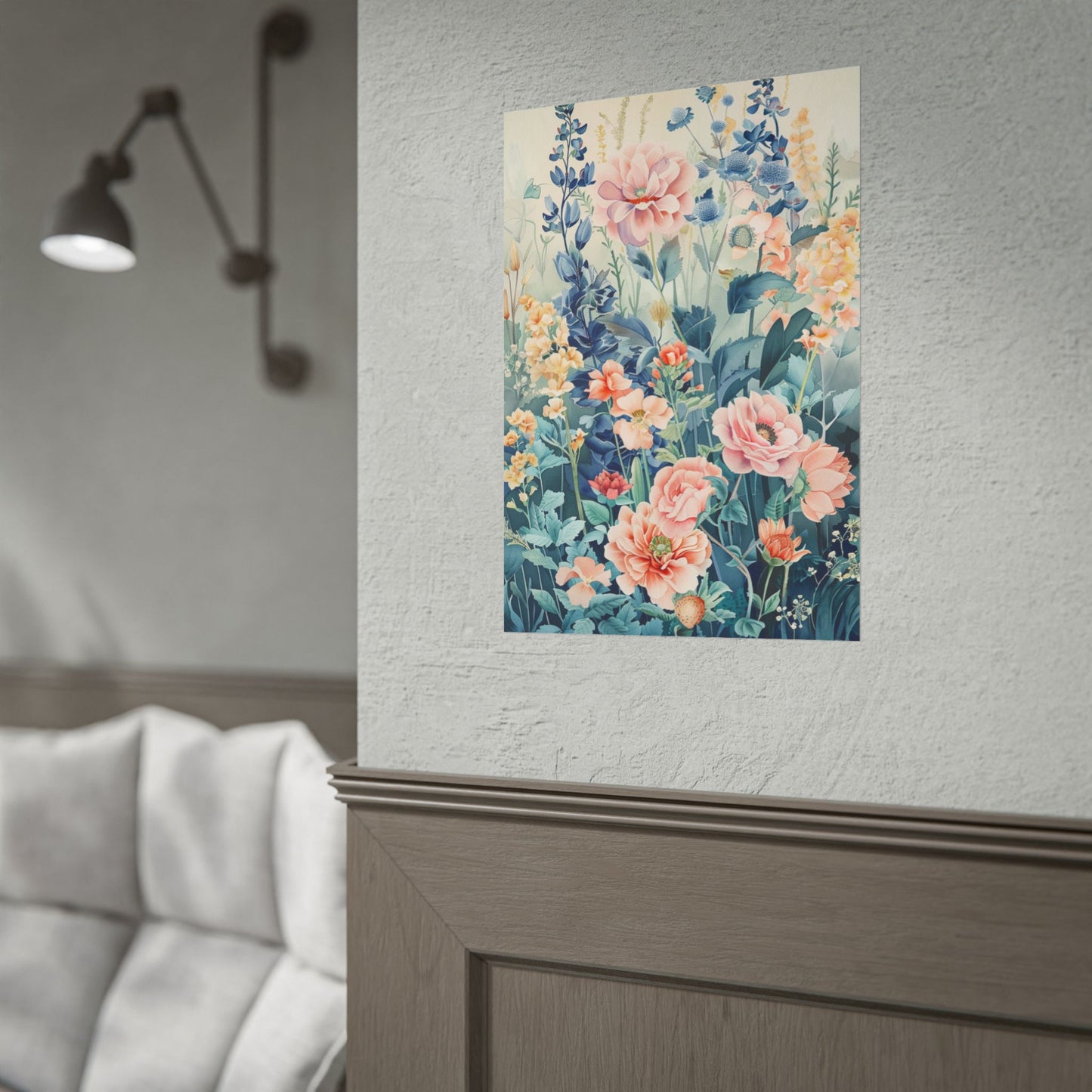 Vintage Floral Botanical Poster — Rolled Wall Art Print