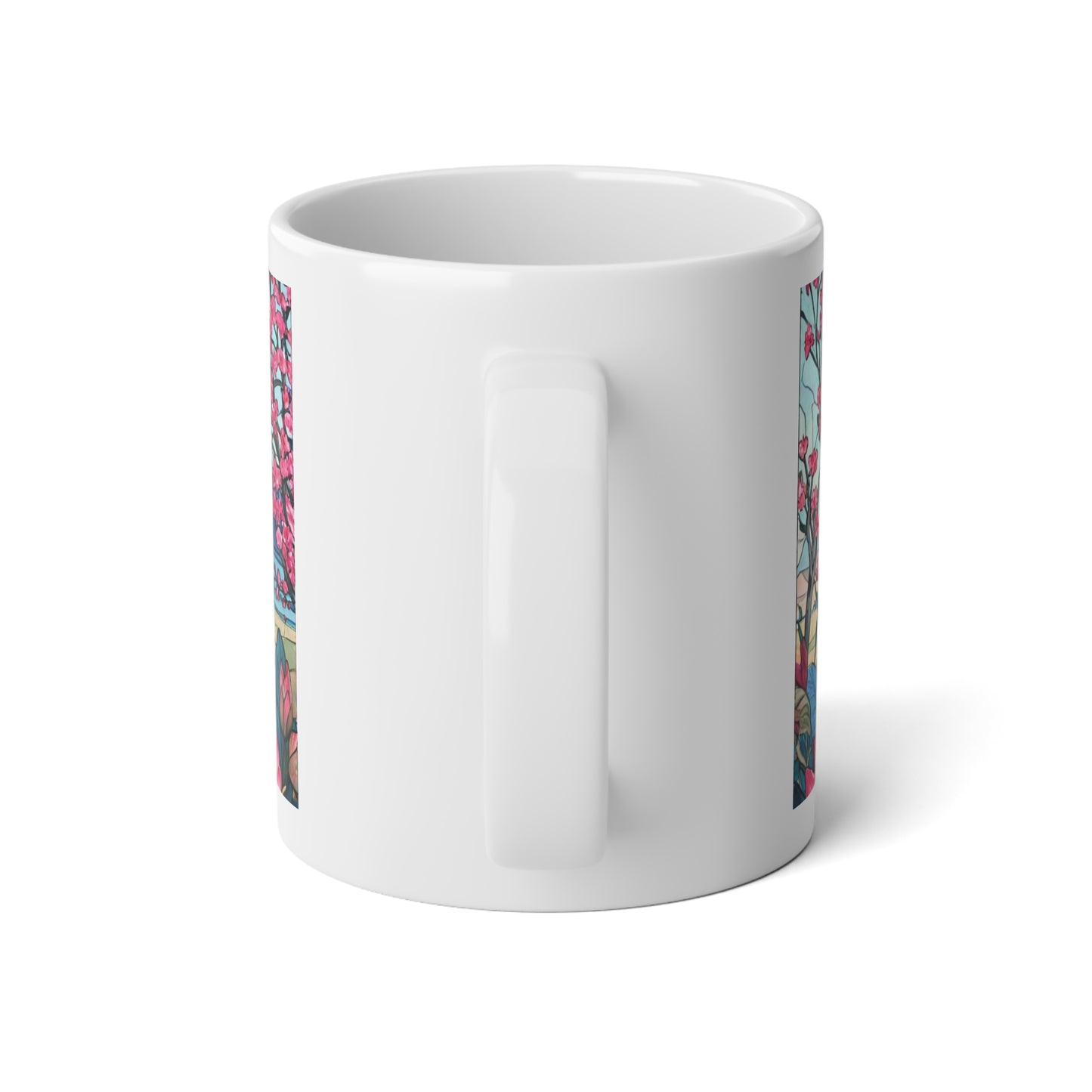 Lotus Stained Glass Art Coffee Mug