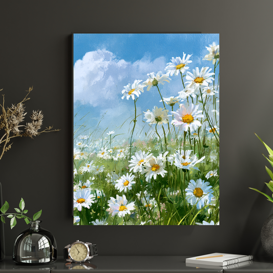 Daisies Beneath the Summer Sky