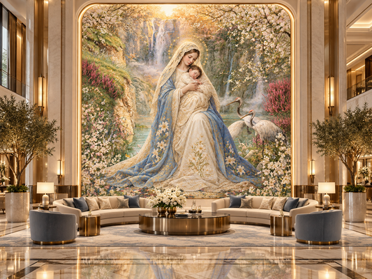 Madonna and Child Religious Art Print