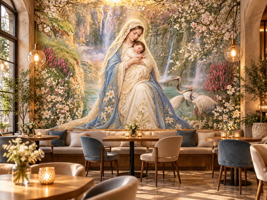 Madonna and Child Religious Art Print