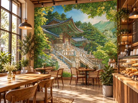 Korean Temple Fine Art Poster