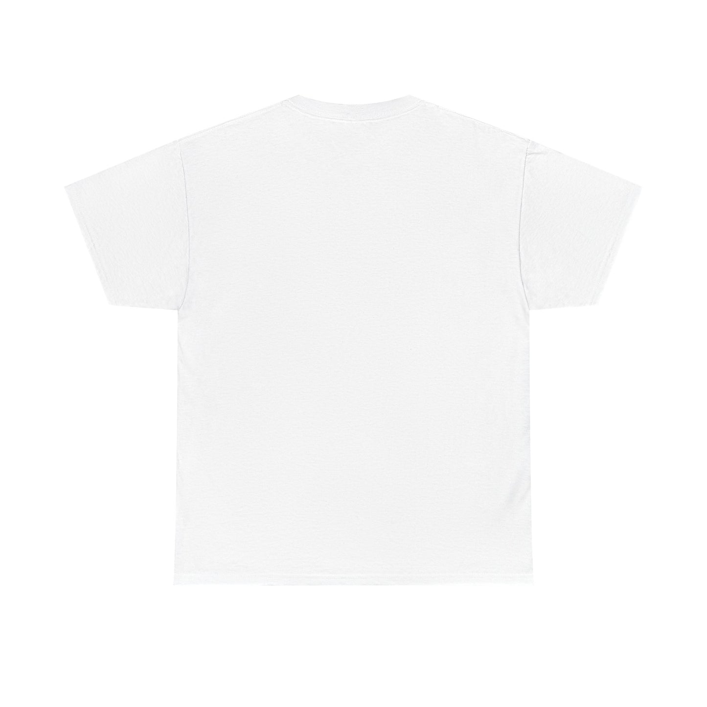 Blue Asian Landscape Tee — Vintage Temple Mountain Scenery T-Shirt