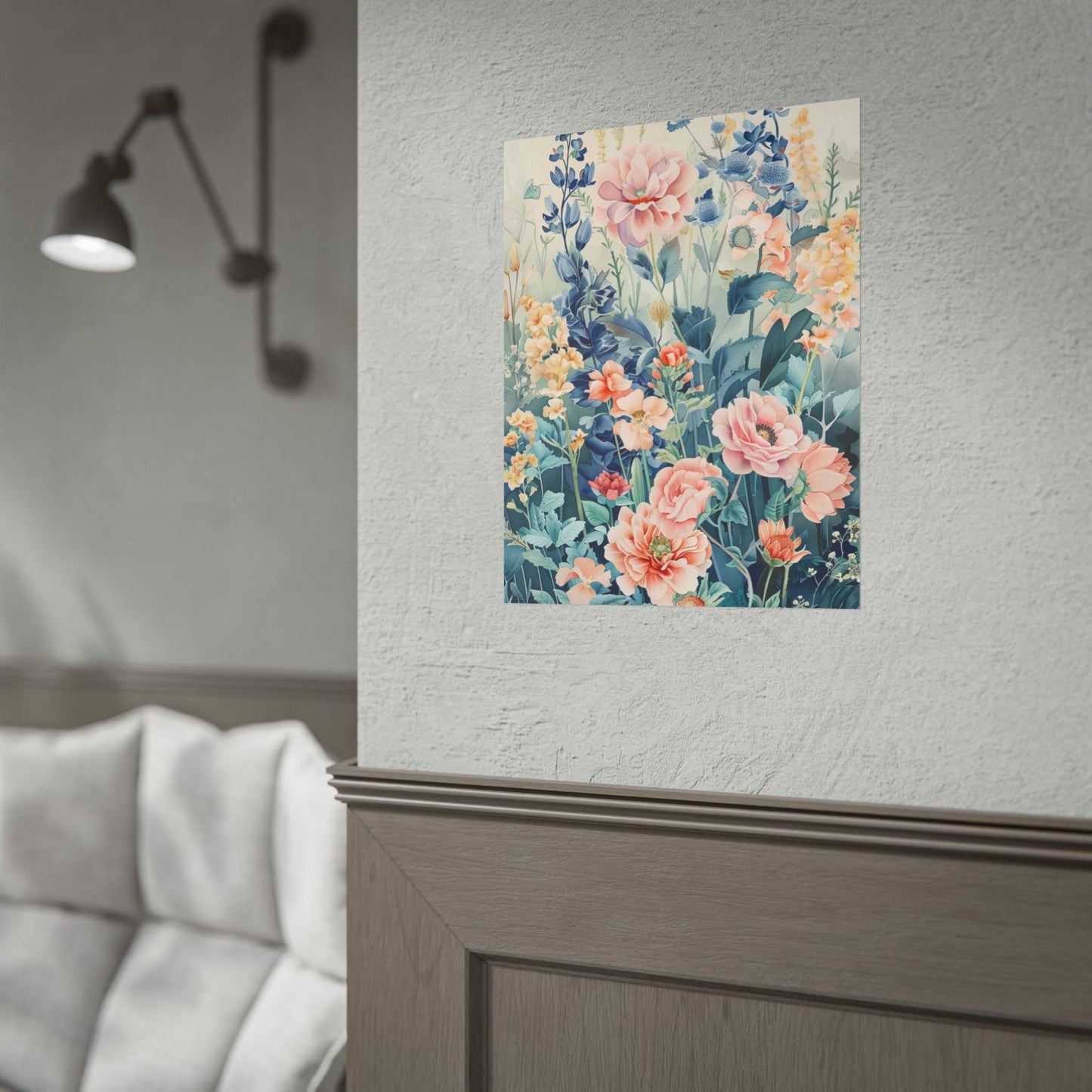 Vintage Floral Botanical Poster — Rolled Wall Art Print