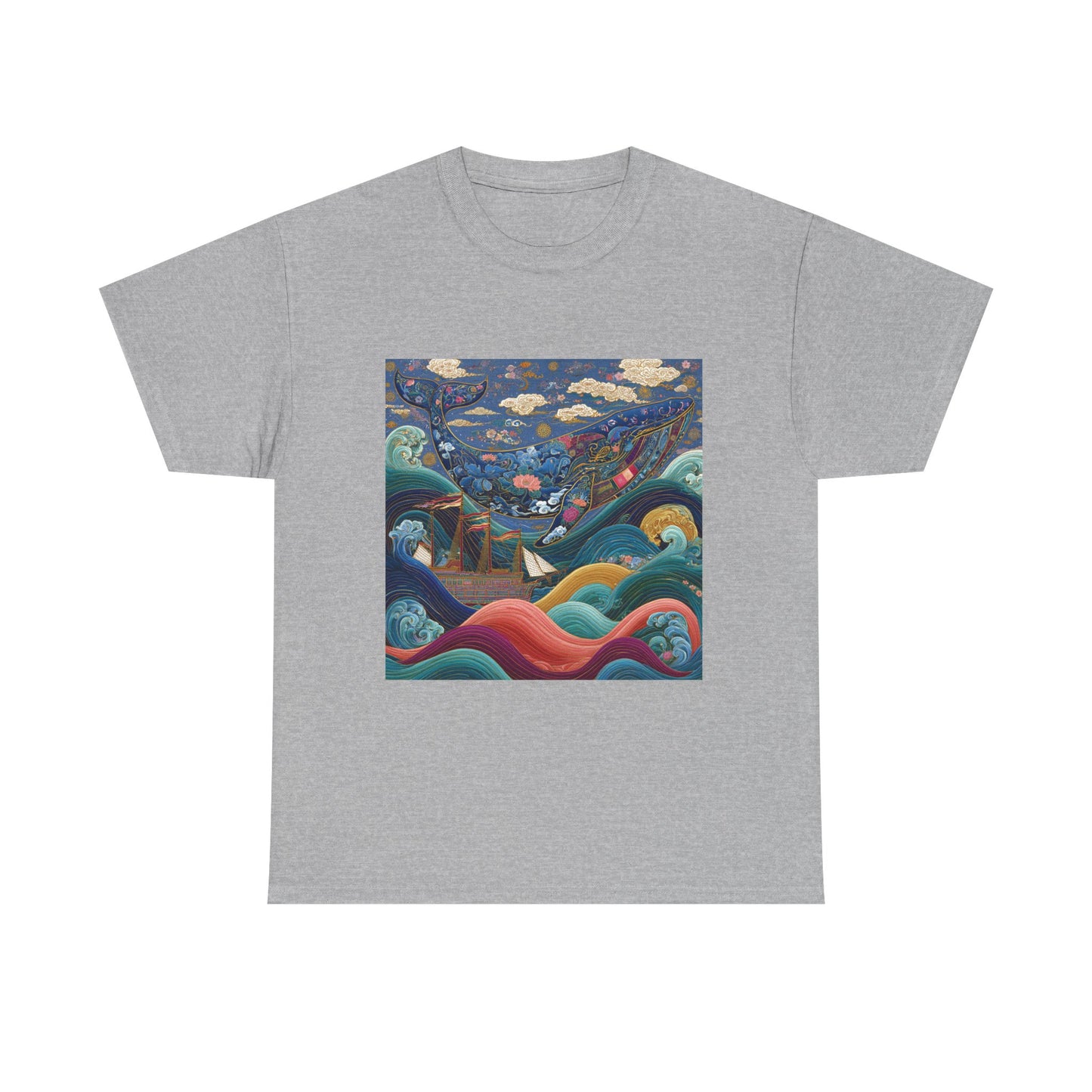 T-Shirt — Colorful Surreal Ocean Landscape Art Tee