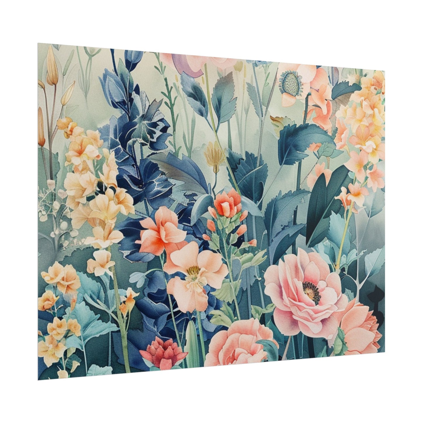 Vintage Floral Botanical Poster — Rolled Wall Art Print