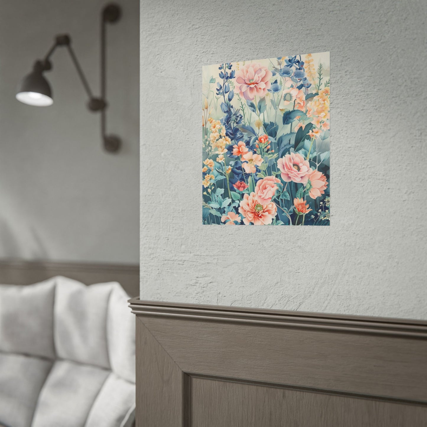 Vintage Floral Botanical Poster — Rolled Wall Art Print