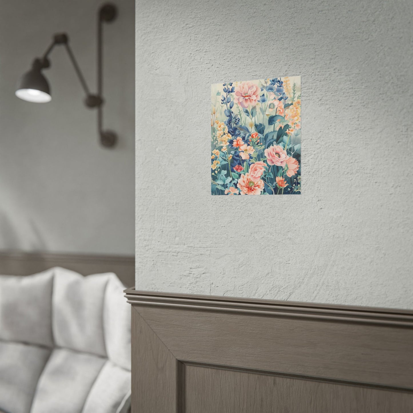 Vintage Floral Botanical Poster — Rolled Wall Art Print