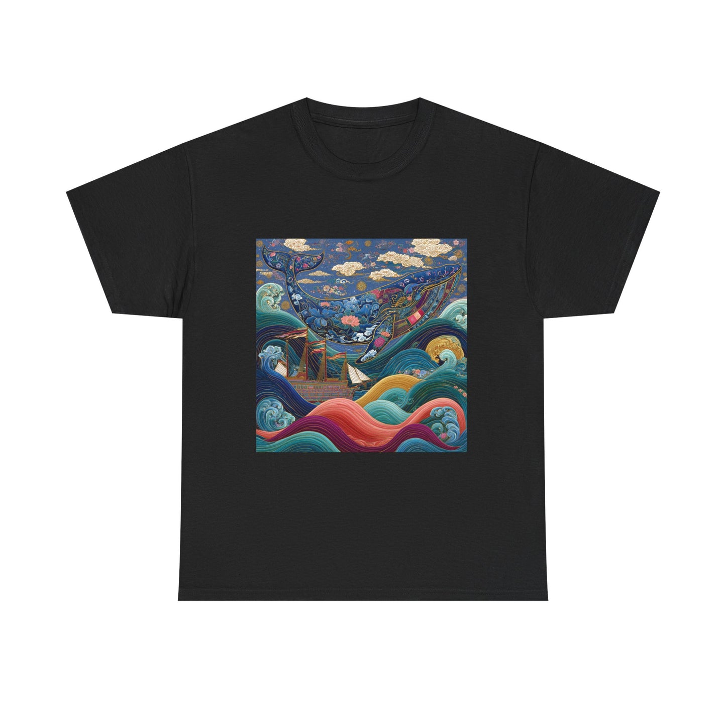 T-Shirt — Colorful Surreal Ocean Landscape Art Tee