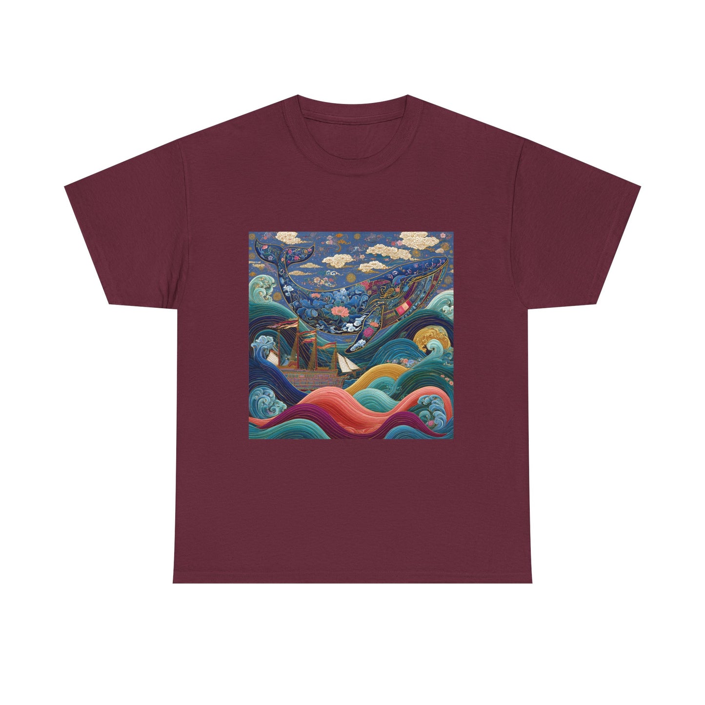 T-Shirt — Colorful Surreal Ocean Landscape Art Tee