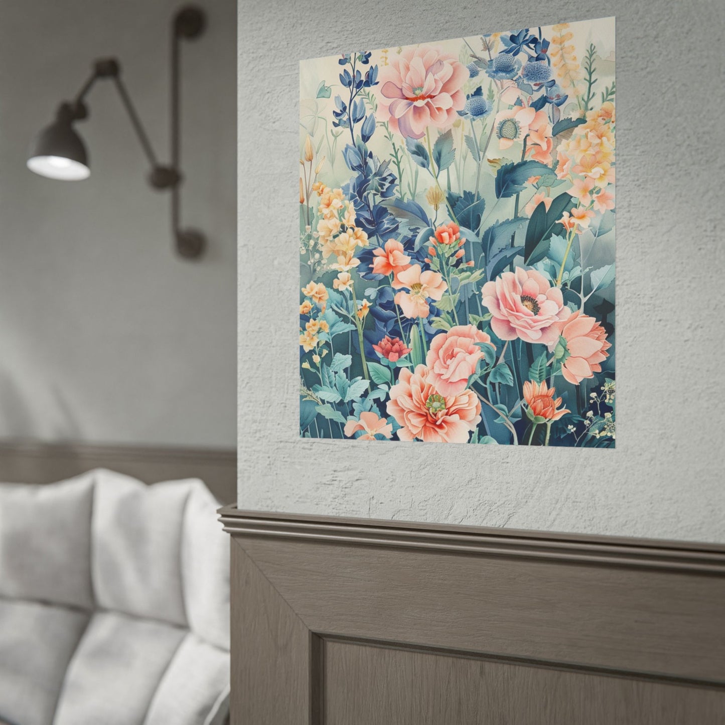 Vintage Floral Botanical Poster — Rolled Wall Art Print