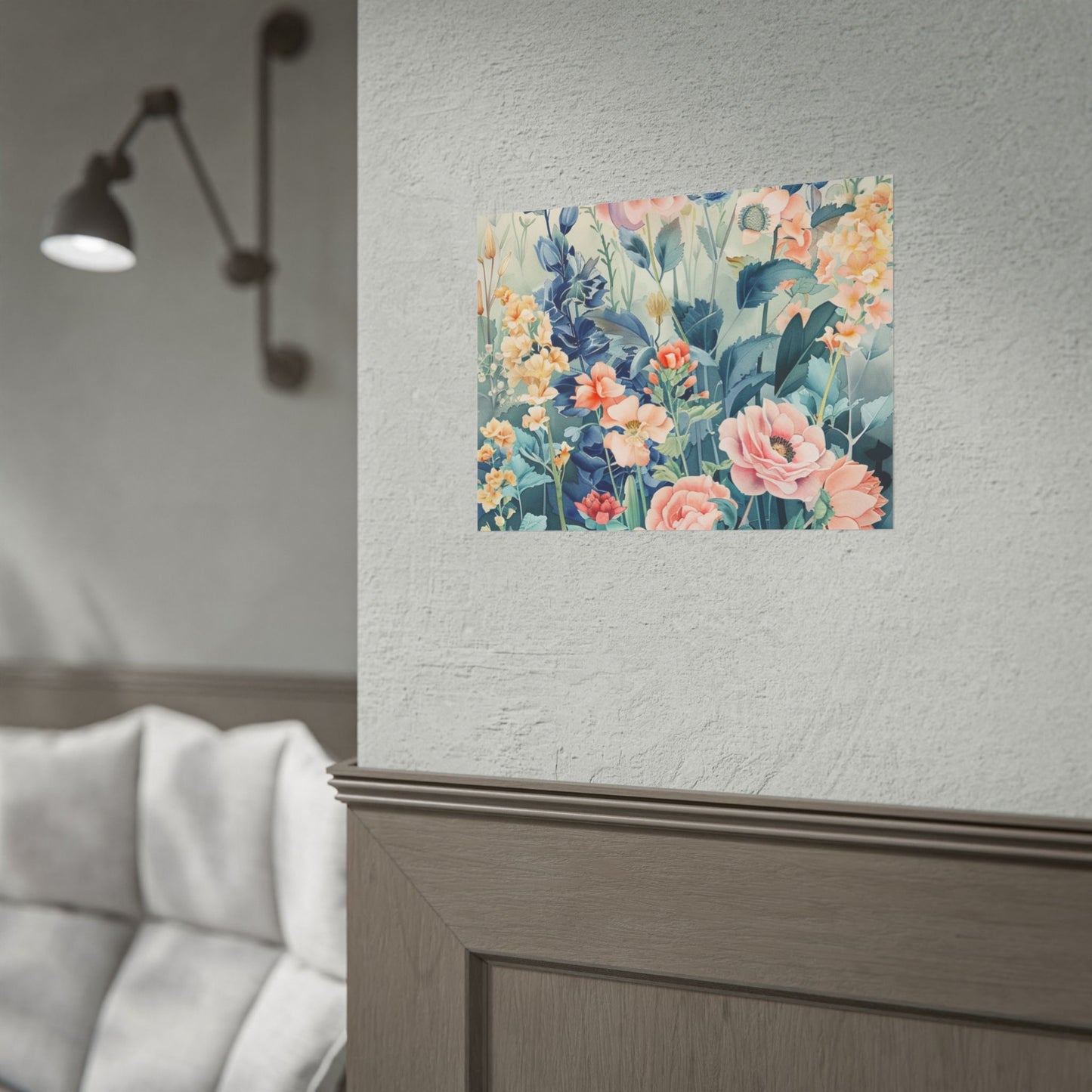 Vintage Floral Botanical Poster — Rolled Wall Art Print