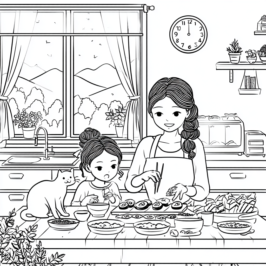 A Cozy Sushi Day with Mom