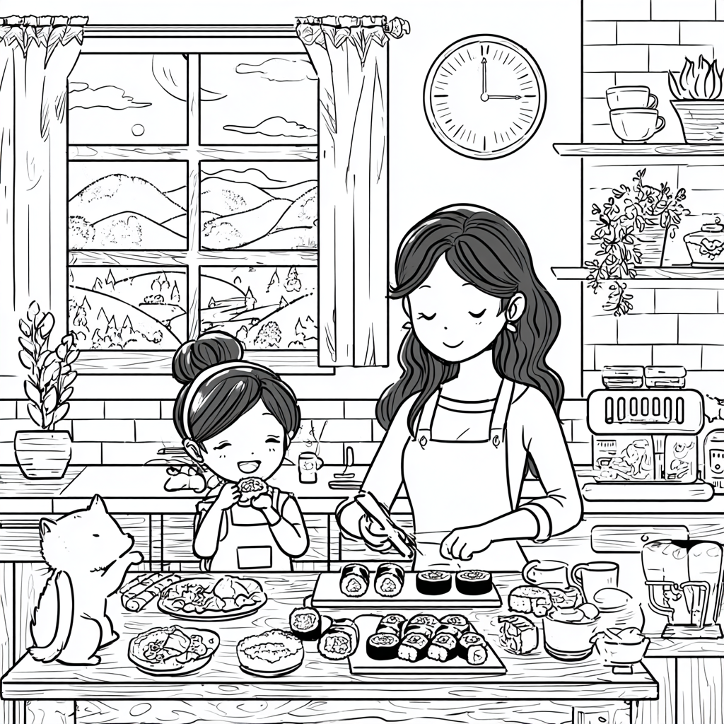 A Cozy Sushi Day with Mom