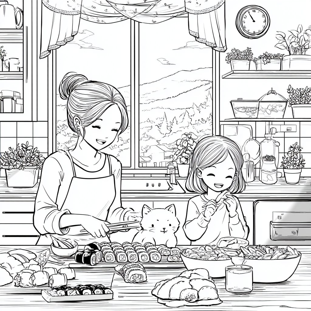A Cozy Sushi Day with Mom