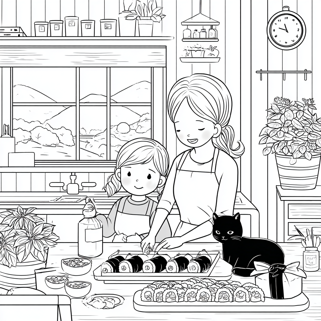A Cozy Sushi Day with Mom