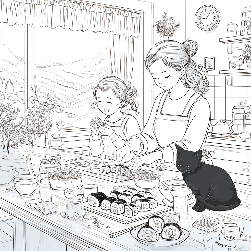 A Cozy Sushi Day with Mom